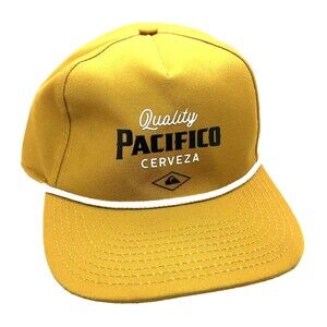 New Quiksilver x Pacifico Cerveza Lost Count Mens Snapback Cap Hat NWOT